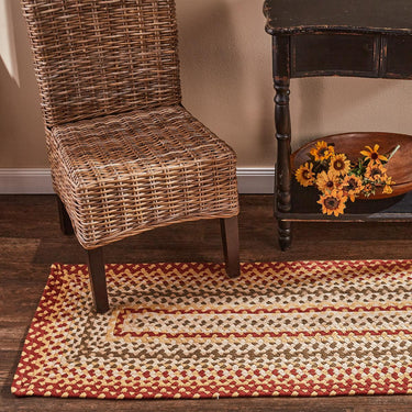 Mill Village Braided Rectangle Runner Rug 2'x6' Park Designs - The Fox Decor